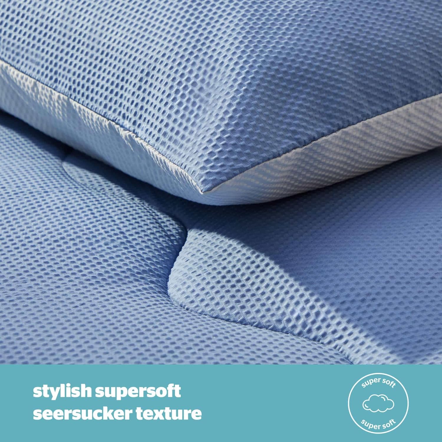 Thumbnail 3 de Silentnight Summer Breeze Coverless Seersucker Duvet (2.5 Tog) – Double