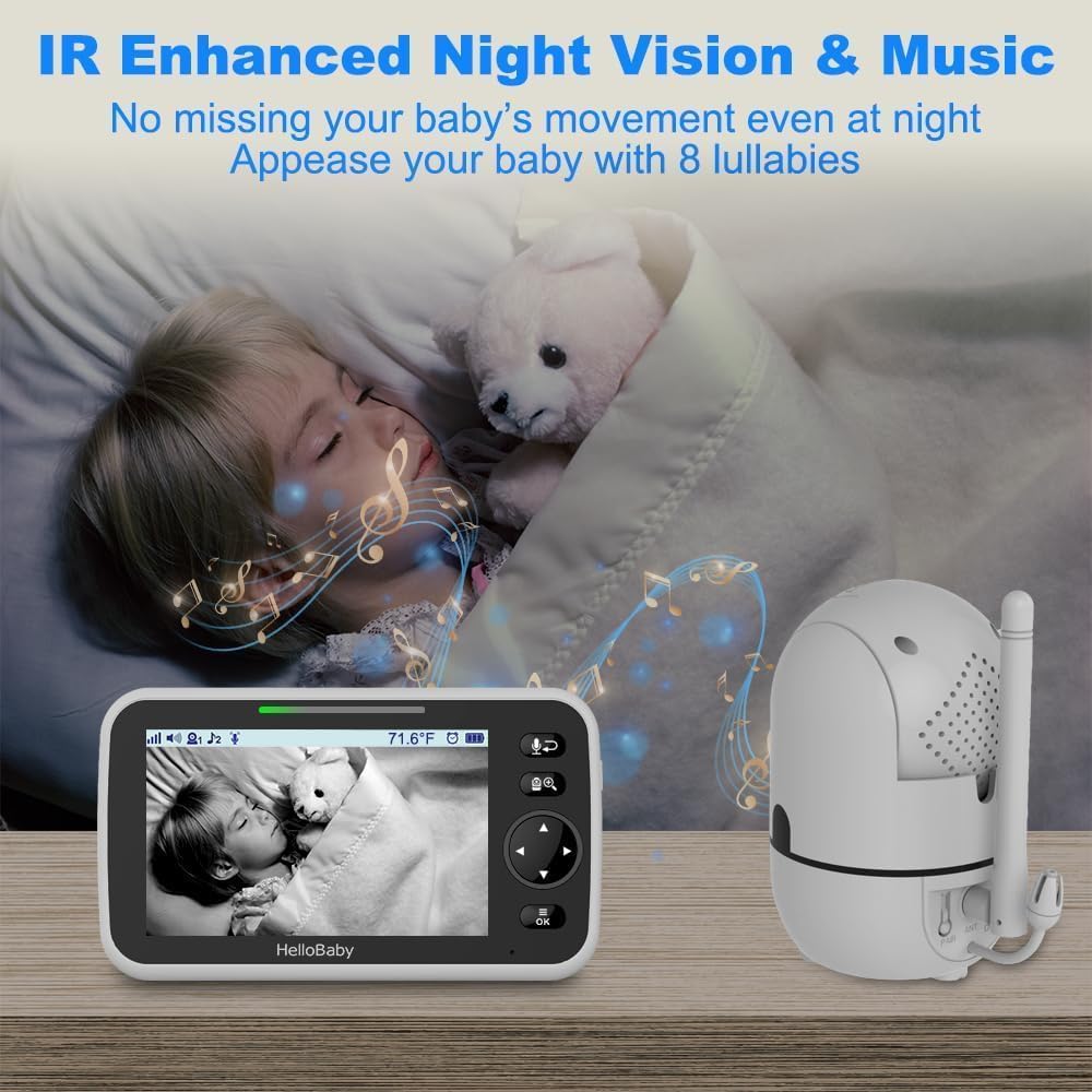 Thumbnail 6 de HelloBaby 2-Camera Baby Monitor