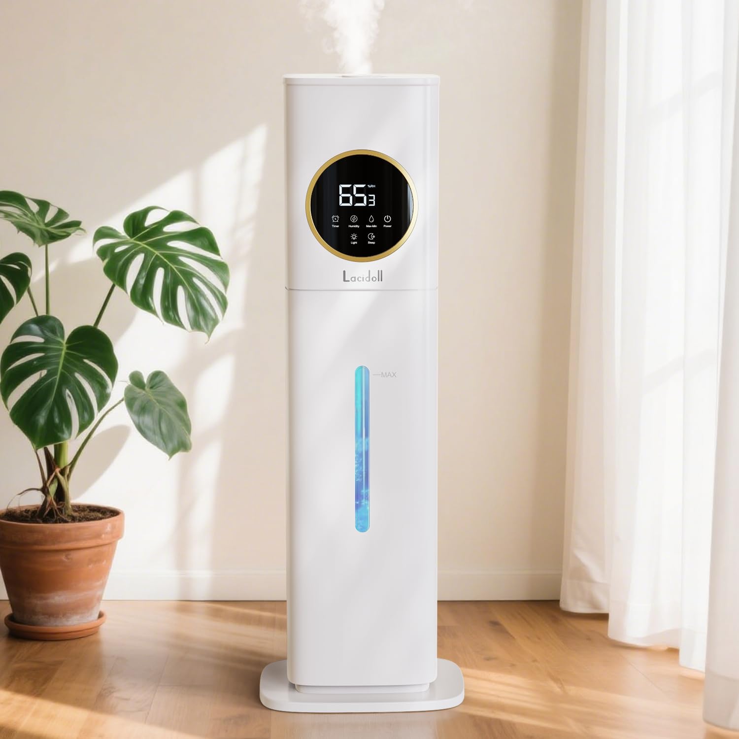 Detalle de Lacidoll LCD-MH-2303-W-CA 8 L Cool Mist Humidifier with Top Fill