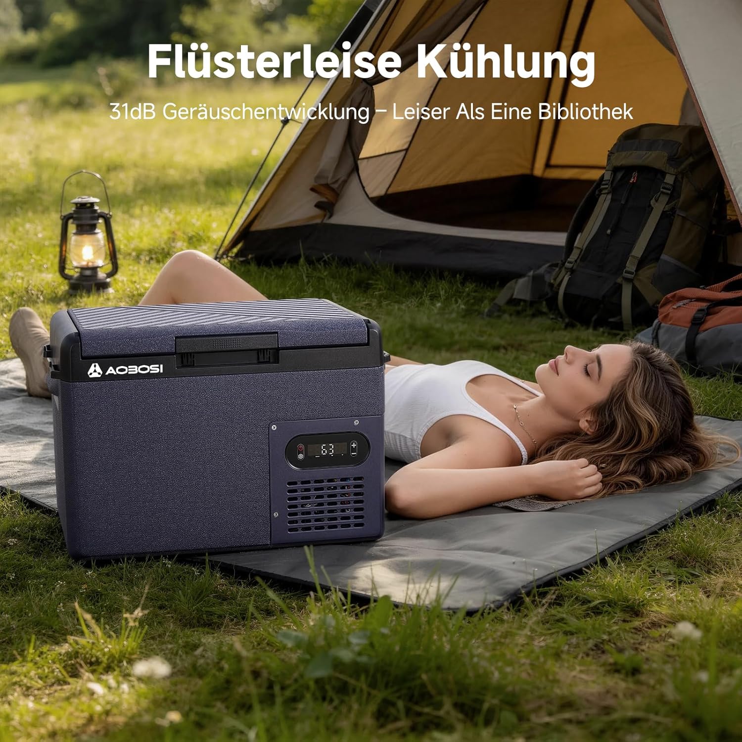 Thumbnail 4 de AAOBOSI Kompressor-Kühlbox 15 l (12V/230V) – IPX4, bis -20 °C und bis 20 °C