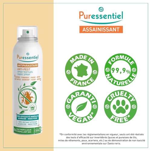 Thumbnail 4 de Puressentiel Spray Textiles Antiparasitaire aux Huile Essentielles 150 ml
