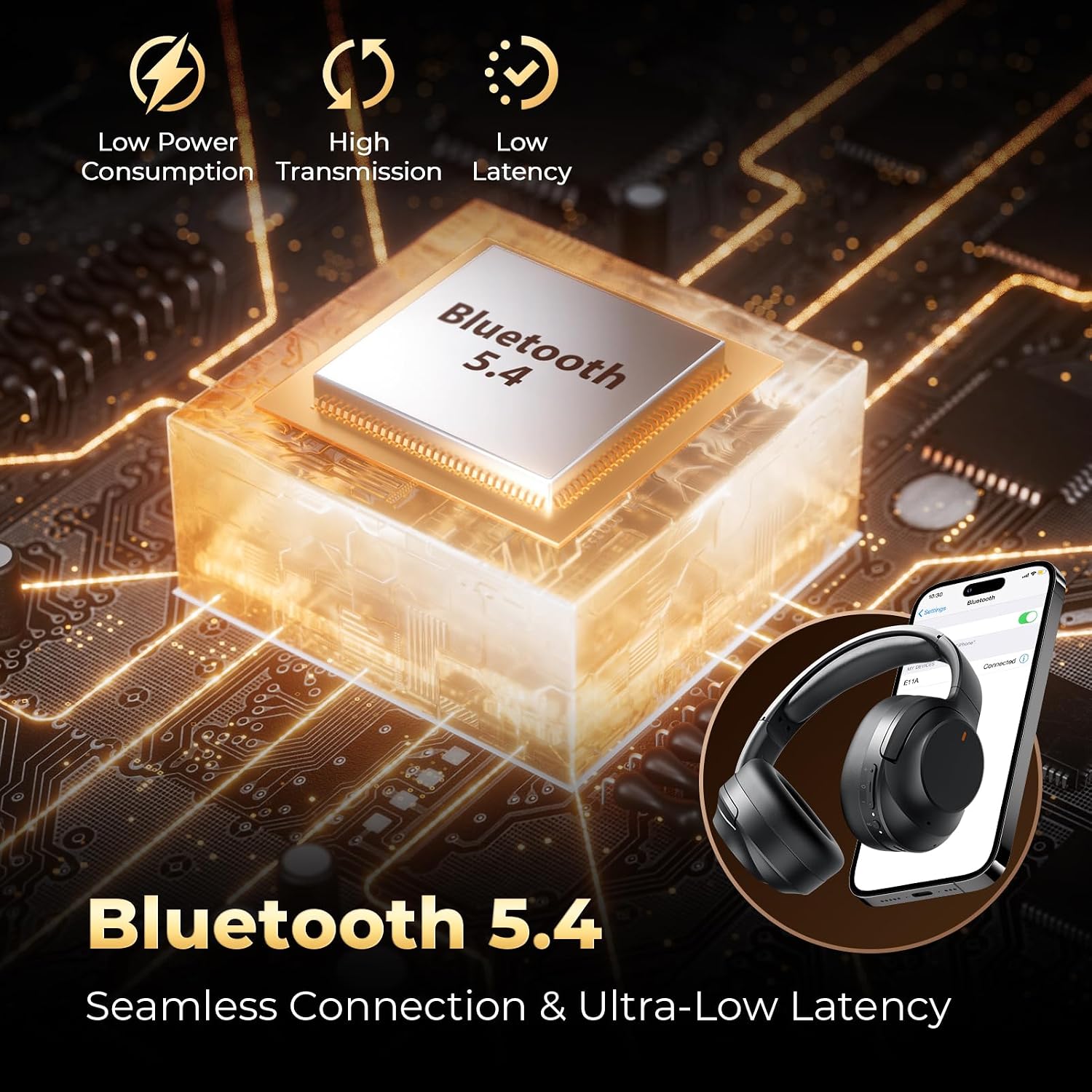 Thumbnail 6 de Active Noise Cancelling Headphones BT 5.4