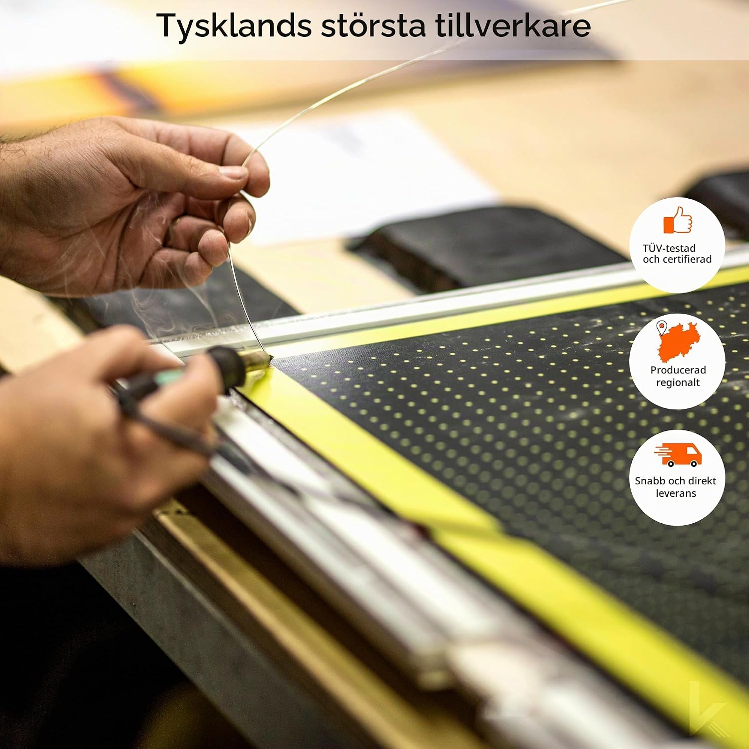 Thumbnail 4 de Könighaus infravärmare 450 W för takmontering, 5–12 m²
