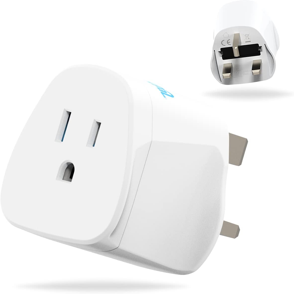 Thumbnail 6 de MyTravelPal US to UK Plug Adapter | 10A Fuse, UK Safety Standard 8546