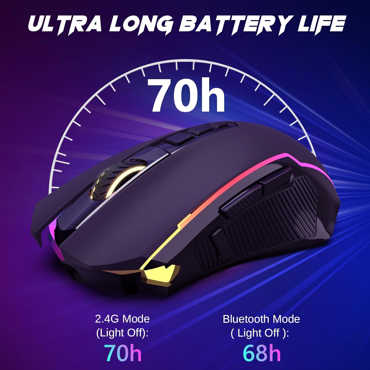 Thumbnail 5 de Redragon M914P Wireless Gaming Mouse 12000DPI