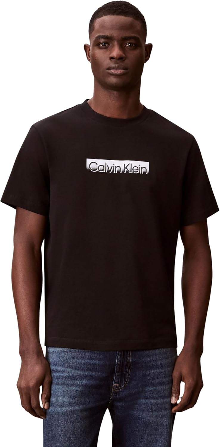 Detalle 2 de Magliette grafiche uomo Calvin Klein “GRAP” (confezione da 1)