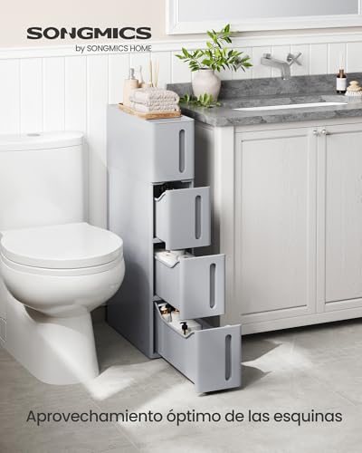 Thumbnail 2 de SONGMICS Carrito Estrecho con 4 Cajones y Ruedas 🏡