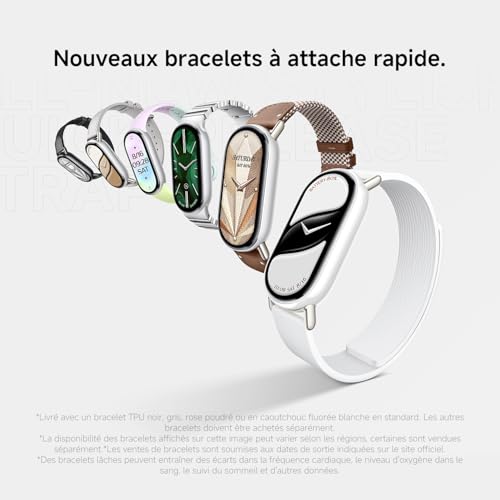 Thumbnail 6 de XIAOMI Smart Band 10 - Bracelet Connecté, autonomie 21 jours, écran AMOLED 1,72" et suivi santé