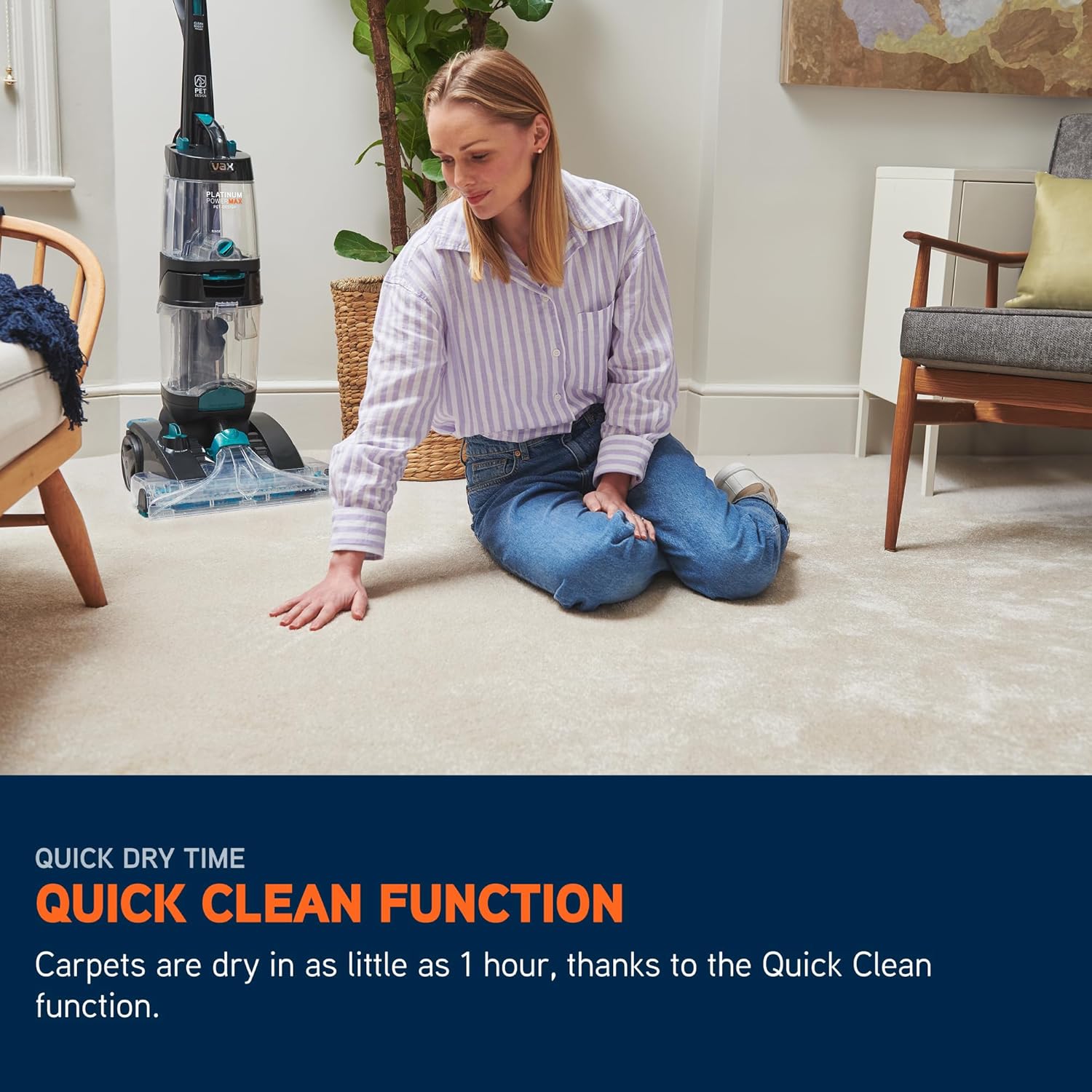 Detalle 1 de Vax Platinum Power Max 1200W carpet cleaner