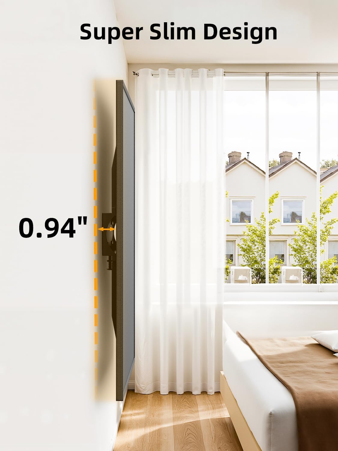 Thumbnail 1 de IWORKBOARD 43 Fixed Low Profile TV Wall Mount 55"