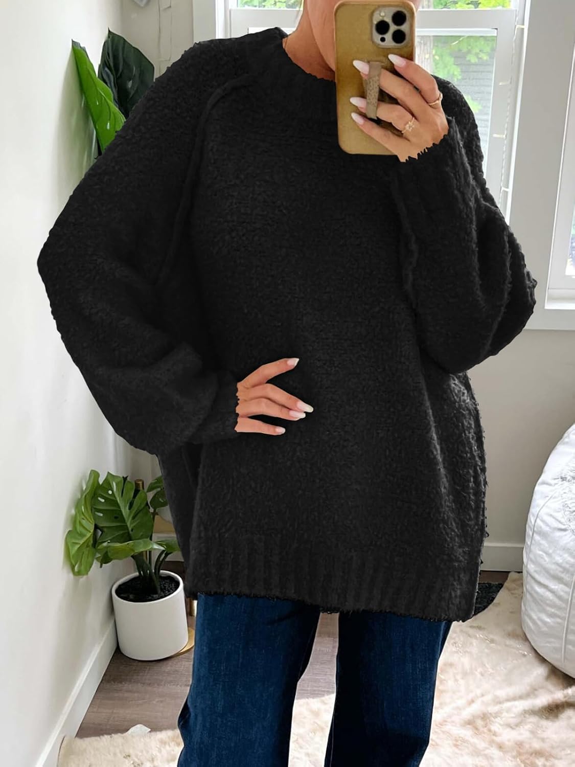 Thumbnail 4 de Saodimallsu Women's Oversized Sweater