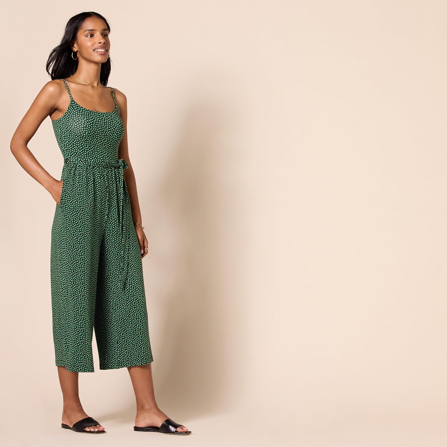 Thumbnail 2 de Amazon Essentials women’s jersey cami cropped wide leg jumpsuit