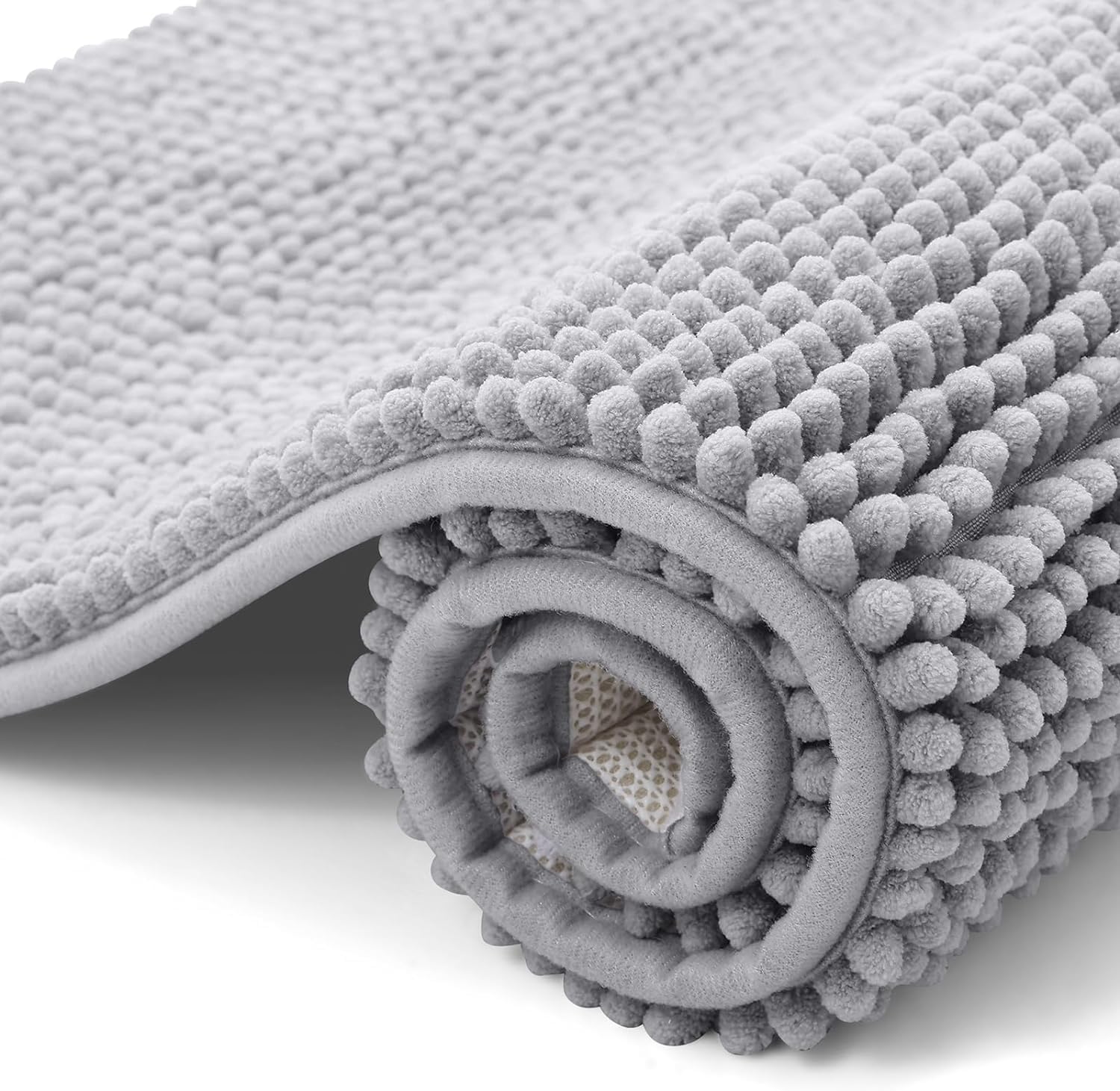 Detalle de smiry Non Slip Chenille Bath Mat 40 x 60 cm