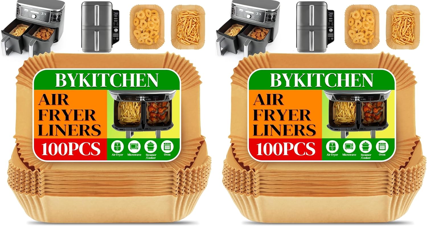 Detalle 2 de BYKITCHEN Air Fryer Liners 100pcs