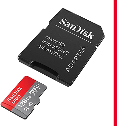 Detalle 2 de SanDisk Ultra microSDXC UHS-I Speicherkarte 128 GB (2er-Pack) mit Adapter – ideal für Smartphones und Tablets