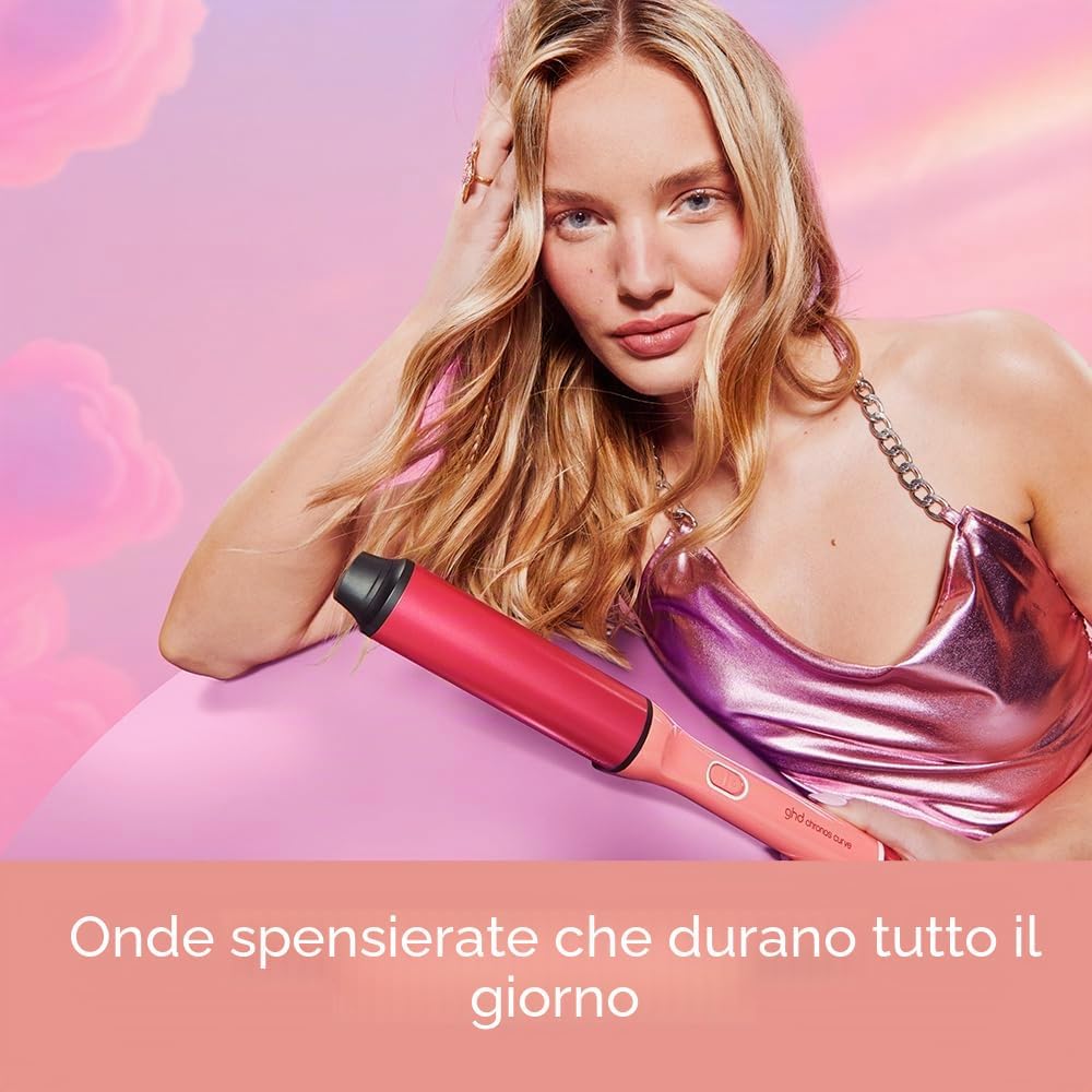 Detalle de ghd Chronos Curve Max Wand Arricciacapelli Professionale 38 mm: onde morbide e durature per capelli lunghi