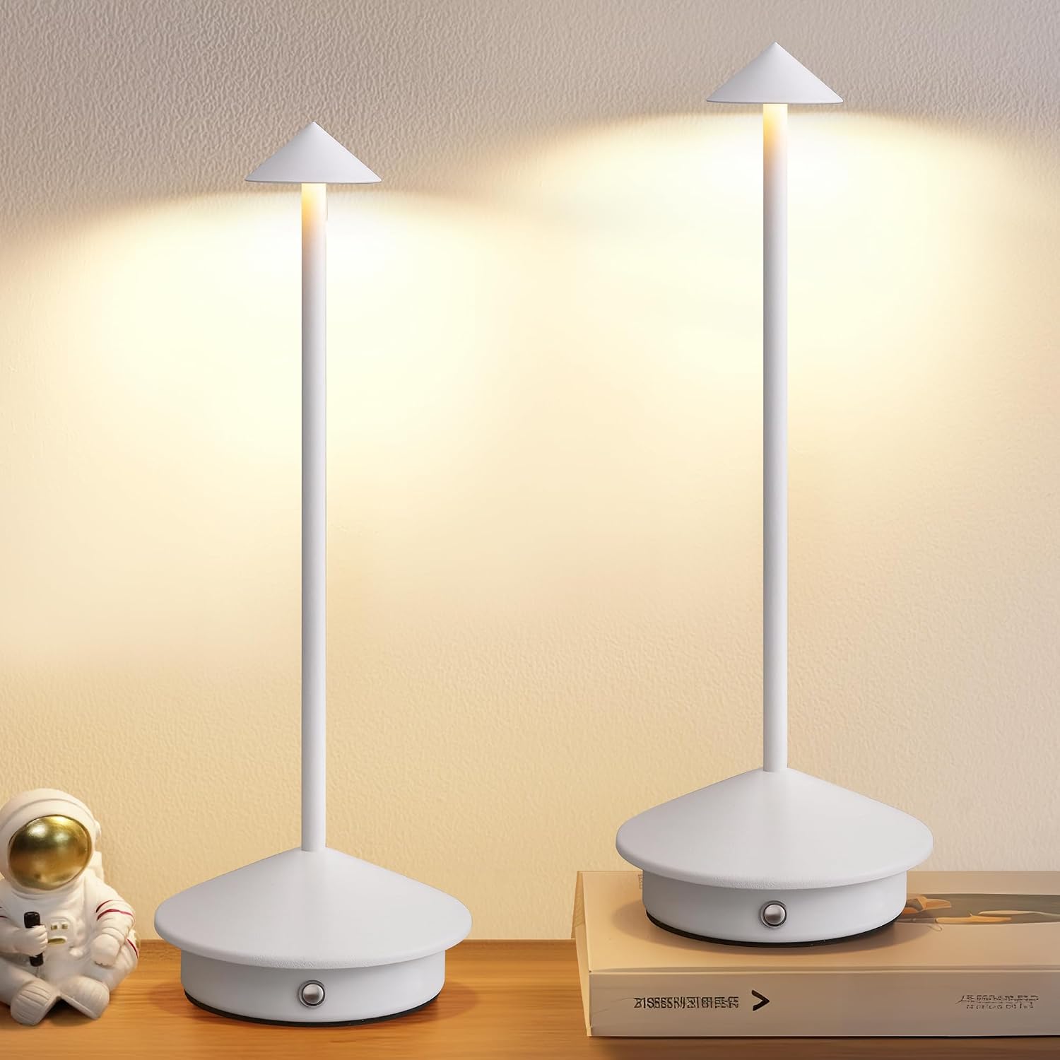 Detalle de NEWSEE Cordless Table Lamp Set, 5000mAh