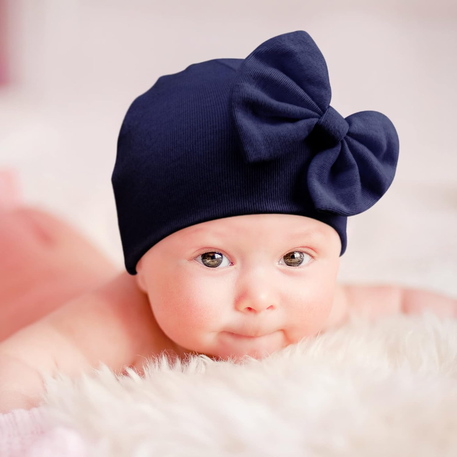 Detalle 2 de DRESHOW Newborn Baby Hats 5-Pack Beanies