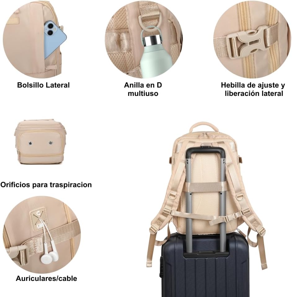 Thumbnail 4 de 1990s Mochila de viaje cabina expandible 24L 15