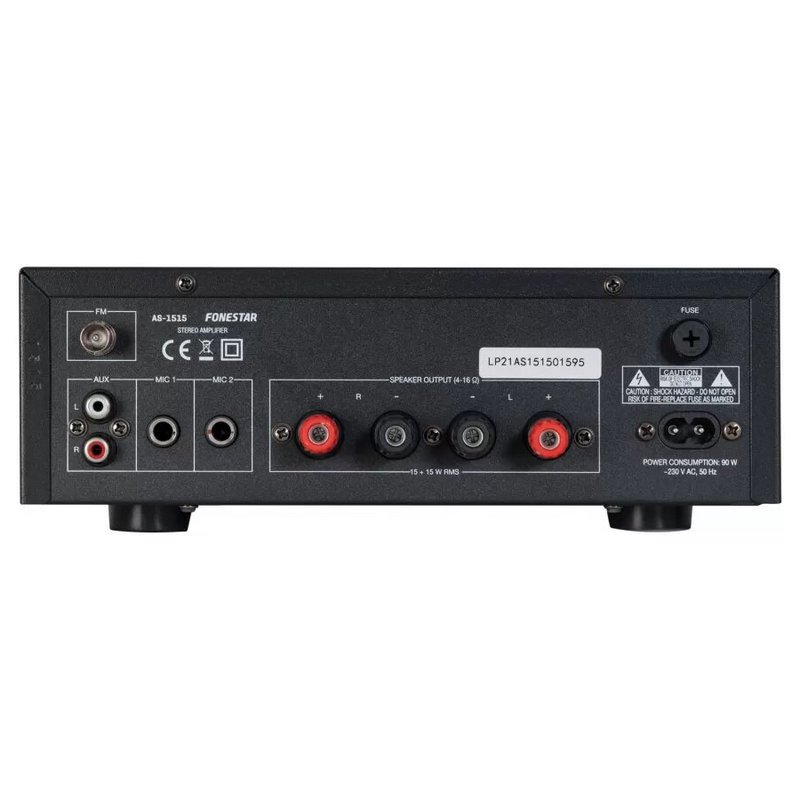 Detalle 2 de Fonestar AS-1515: Amplificador Estéreo Hi-Fi 15+15 W RMS con Bluetooth/USB/FM