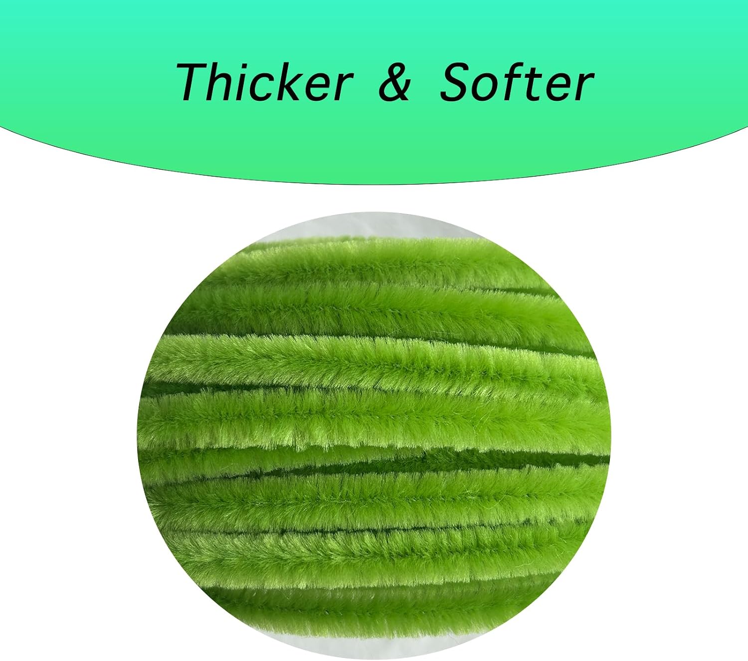 Thumbnail 2 de Green Pipe Cleaners, 300 Pieces