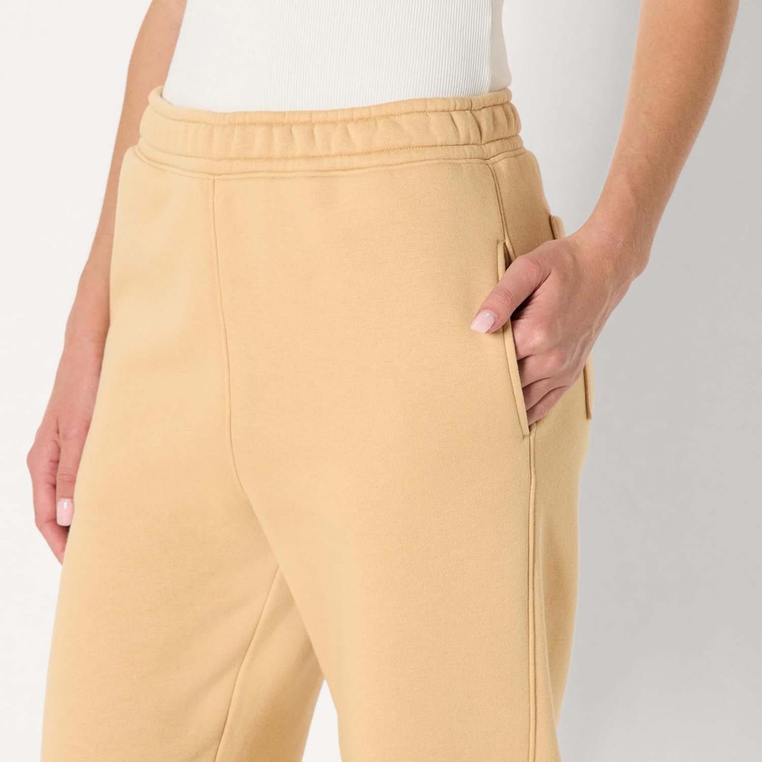 Thumbnail 1 de Amazon Essentials donna jogger a vita alta con vestibilità rilassata (in felpa spazzolata interna)