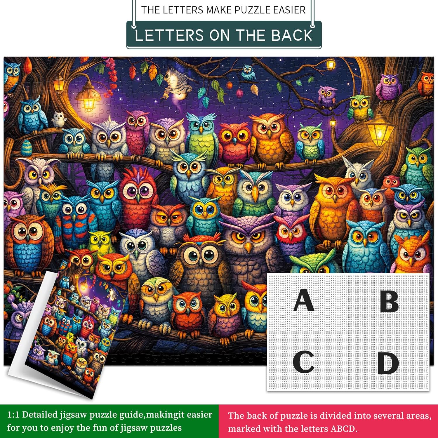 Thumbnail 6 de TangComplete Owl Family Puzzle 🧩