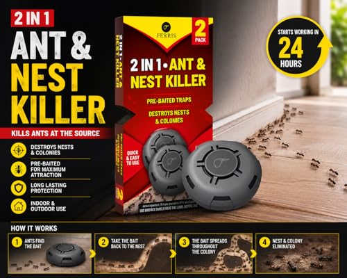 Thumbnail 1 de FERRIS Ant Killer Bait Station (2-pack): Indoor Ant Control That Targets Colonies