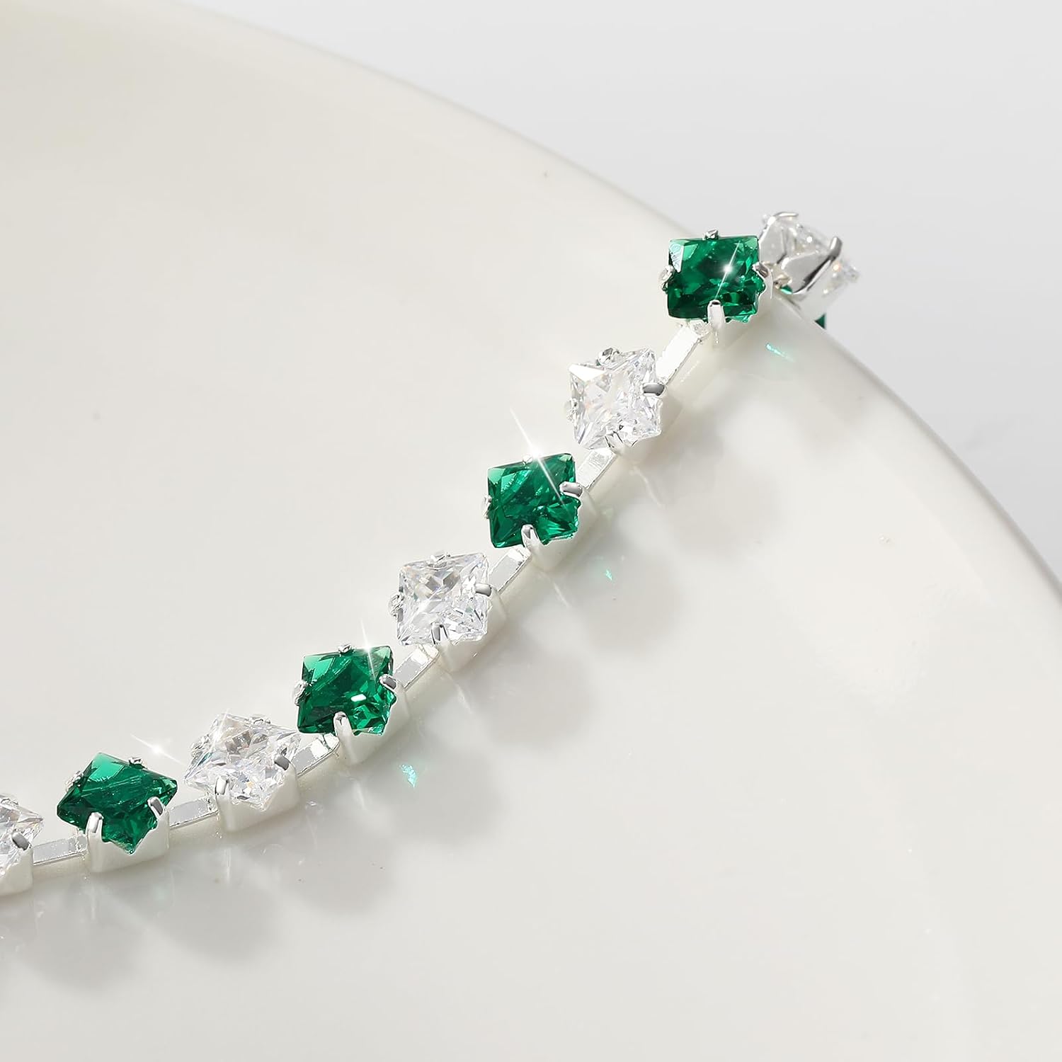 Detalle 2 de Bracciale tennis Argento 12 pietre natali