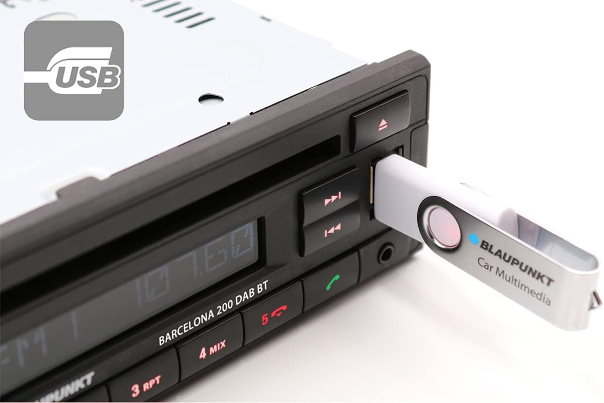 Detalle 1 de Blaupunkt Barcelona 200 DAB BT Autoradio 4x40W