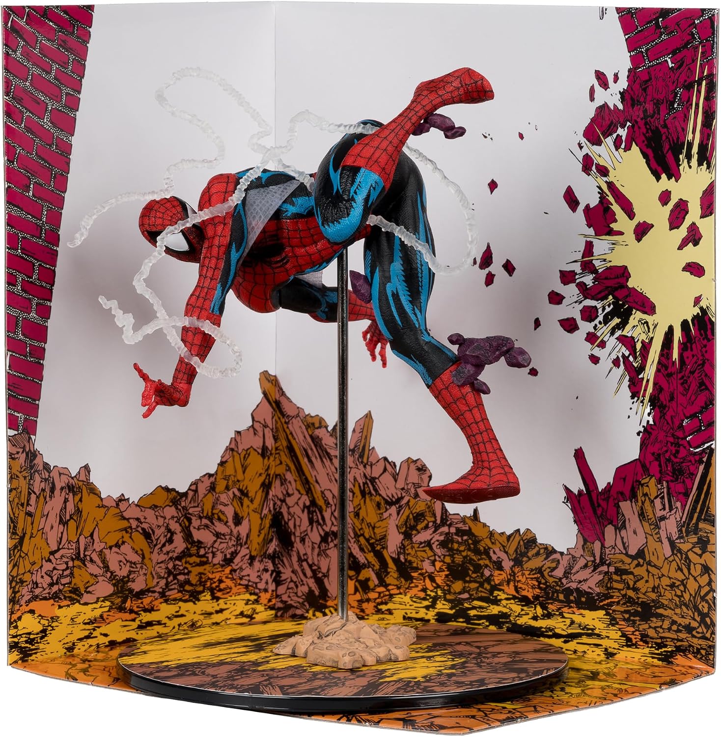 Detalle de McFarlane Marvel Collection – figurka Spider-Man 1/10, Amazing Spider-Man #318