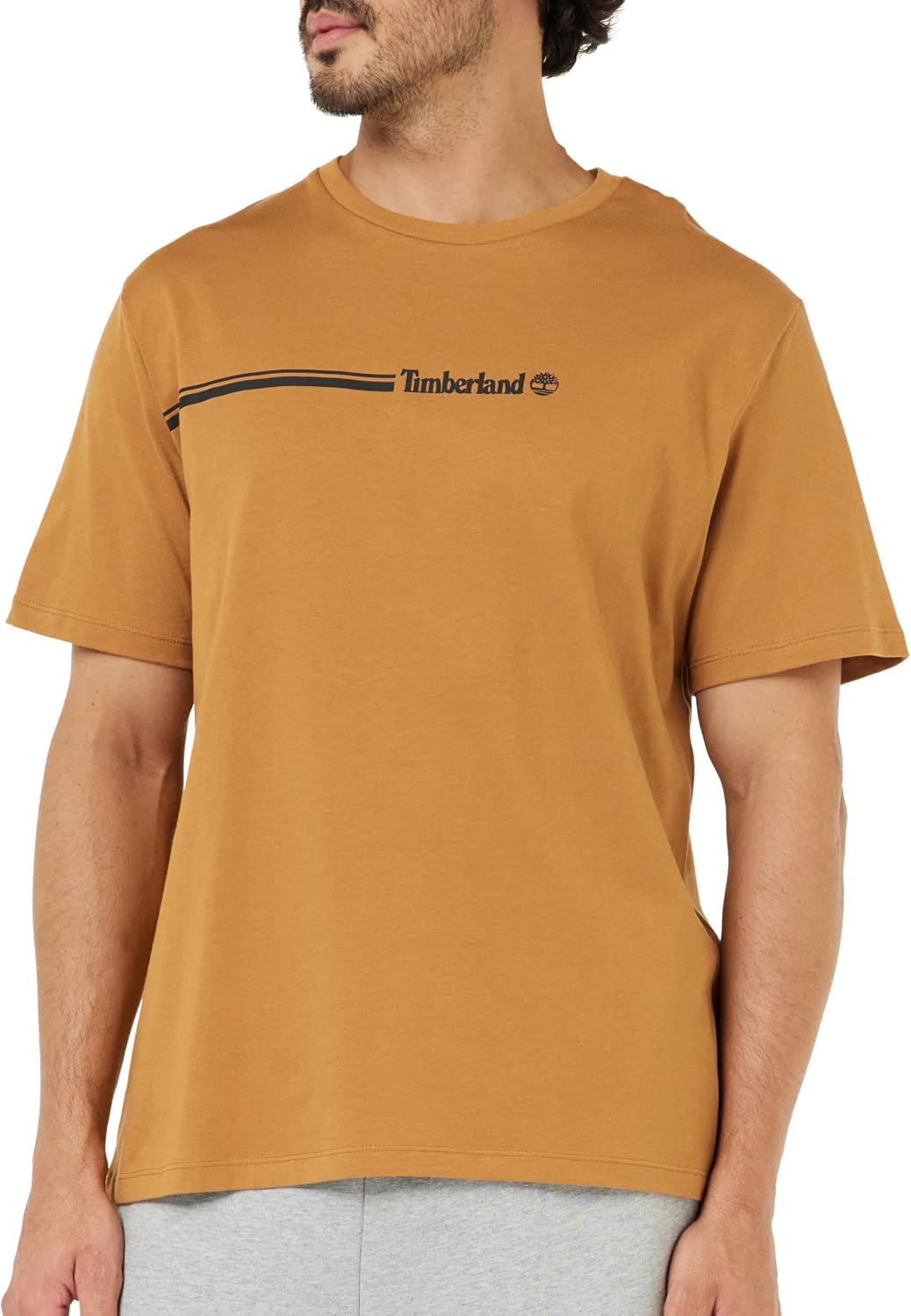 Detalle 2 de Timberland Short Sleeve Tee 3 Tier3 T-Shirt Uomo — Pacco da 1