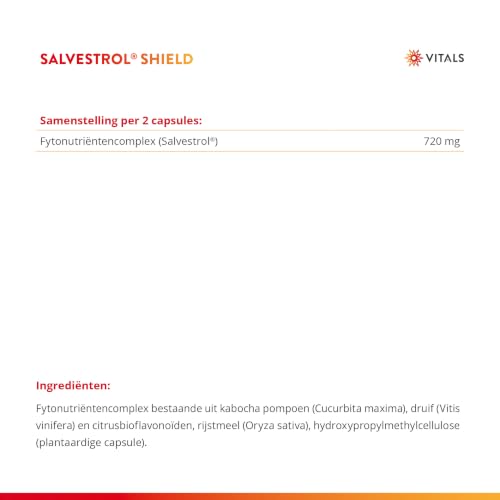 Thumbnail 8 de Vitals Salvestrol Shield Phytonährstoffkomplex, 60 Kapseln mit 350 Punkten