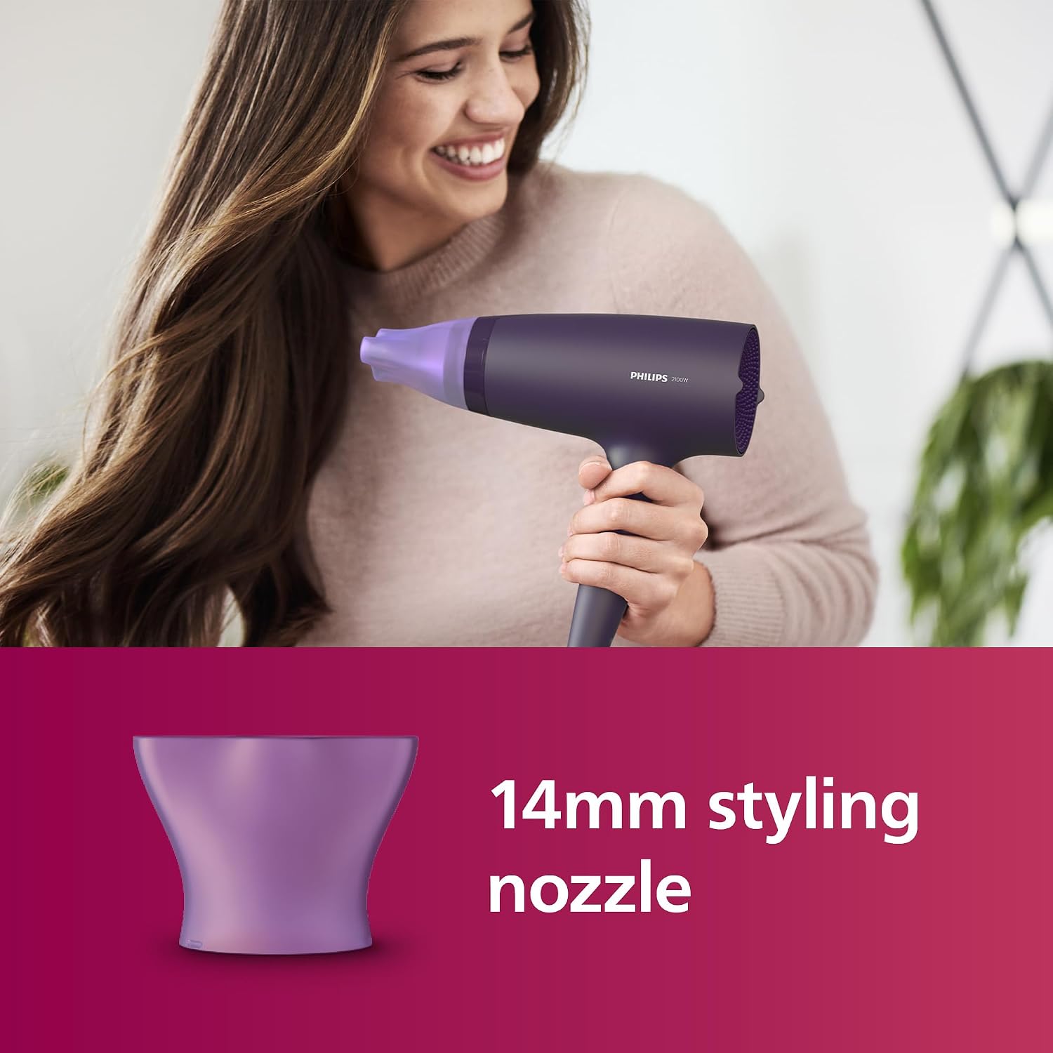 Detalle 2 de Philips BHD340/13 2100W hair dryer