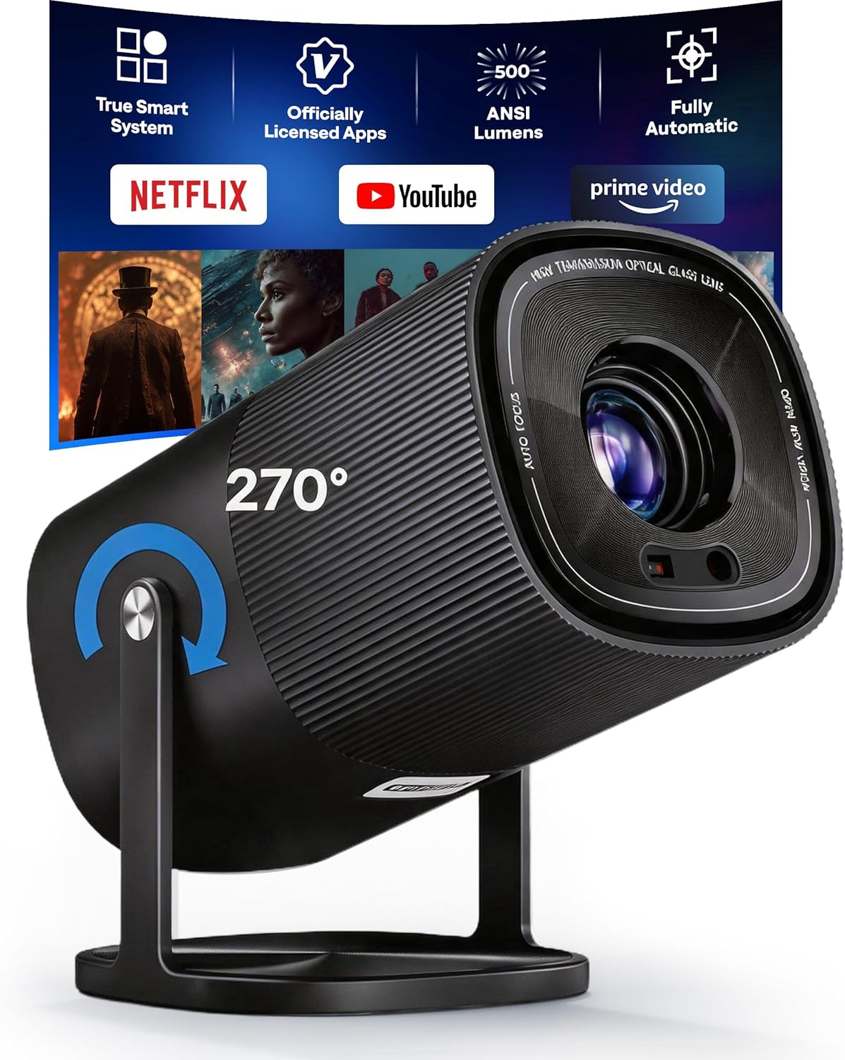Detalle de S100 Mini Projector 500 ANSI Lumens 📽