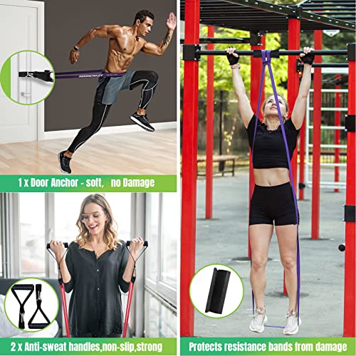 Thumbnail 5 de Resistance Bands Set by nooncrazy: 5-Level Pull Up Assistance Bands (8-125LB)