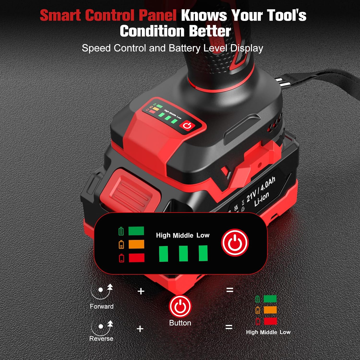 Thumbnail 5 de Bamse Cordless Impact Wrench 21V, 1000 N·m