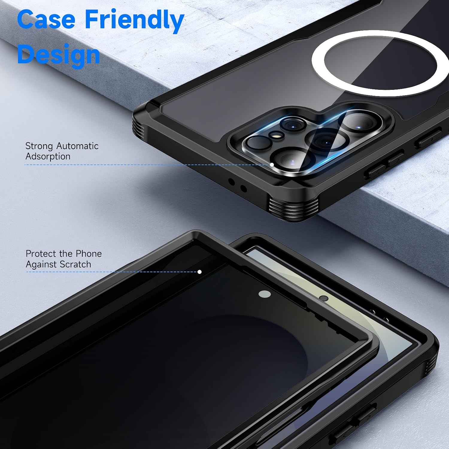 Thumbnail 5 de seacosmo Magnetic Case for Samsung S25 Ultra 2-in-1
