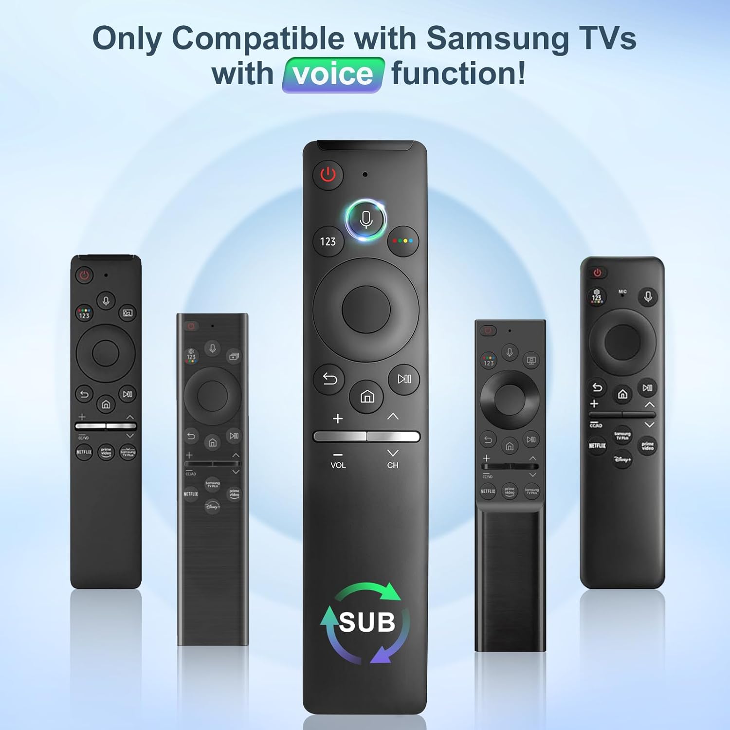 Thumbnail 2 de YOSUN Vocale Telecomando per Samsung TV – compatibile con Samsung Voice TV Originale