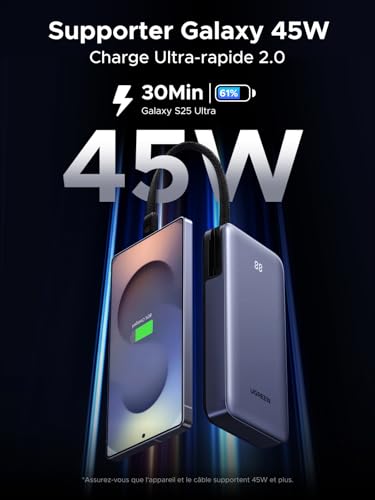 Thumbnail 2 de UGREEN Nexode 45W Batterie Externe 20000mAh — Charge rapide et polyvalente