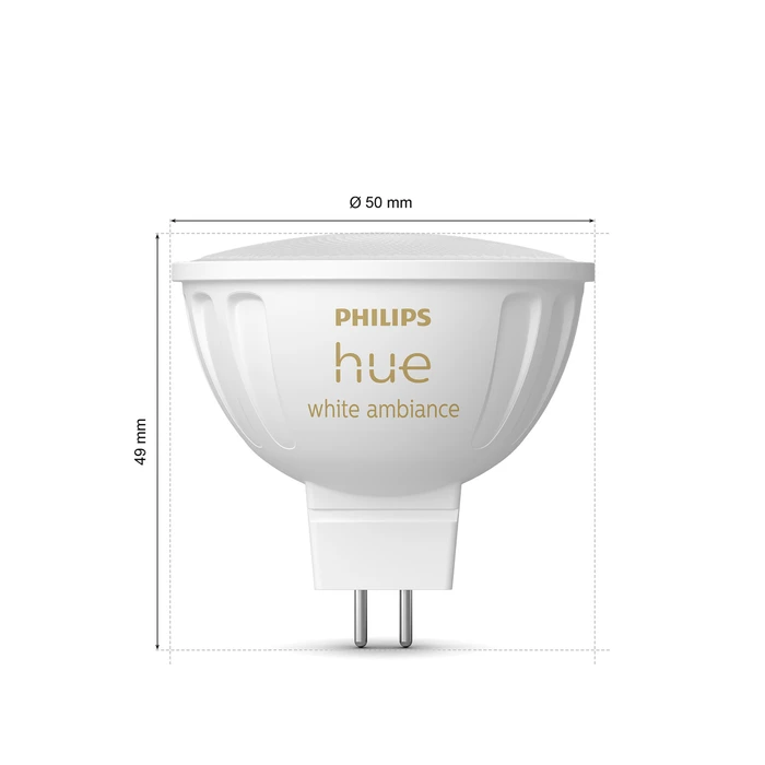 Thumbnail 1 de Philips Hue Spot White Ambiance MR16 12er-Pack