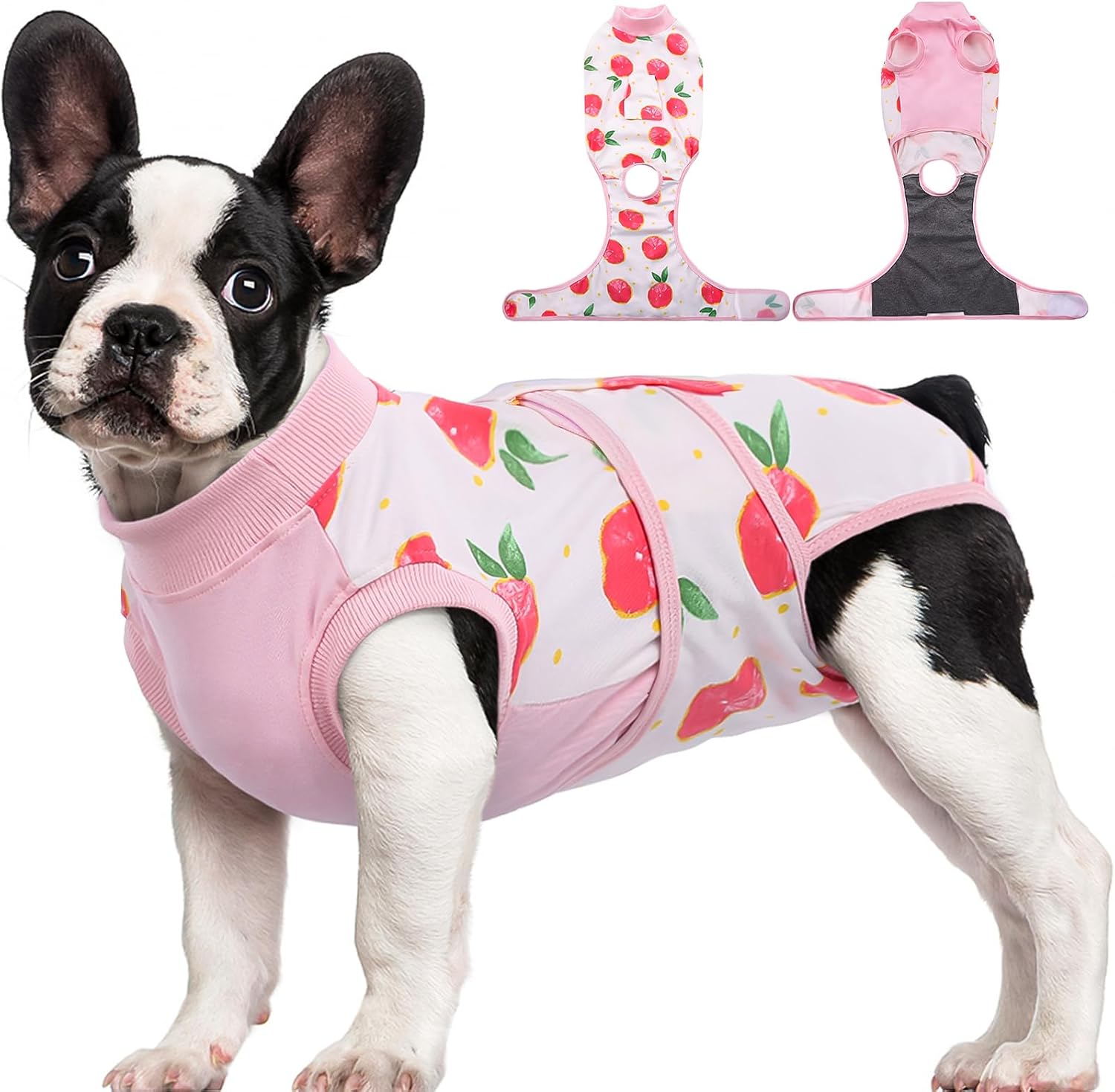Detalle de Kuoser Recovery Suit for Dogs & Cats After Surgery (Cone Alternative) — Dog Abdominal Wounds Recovery Shirt