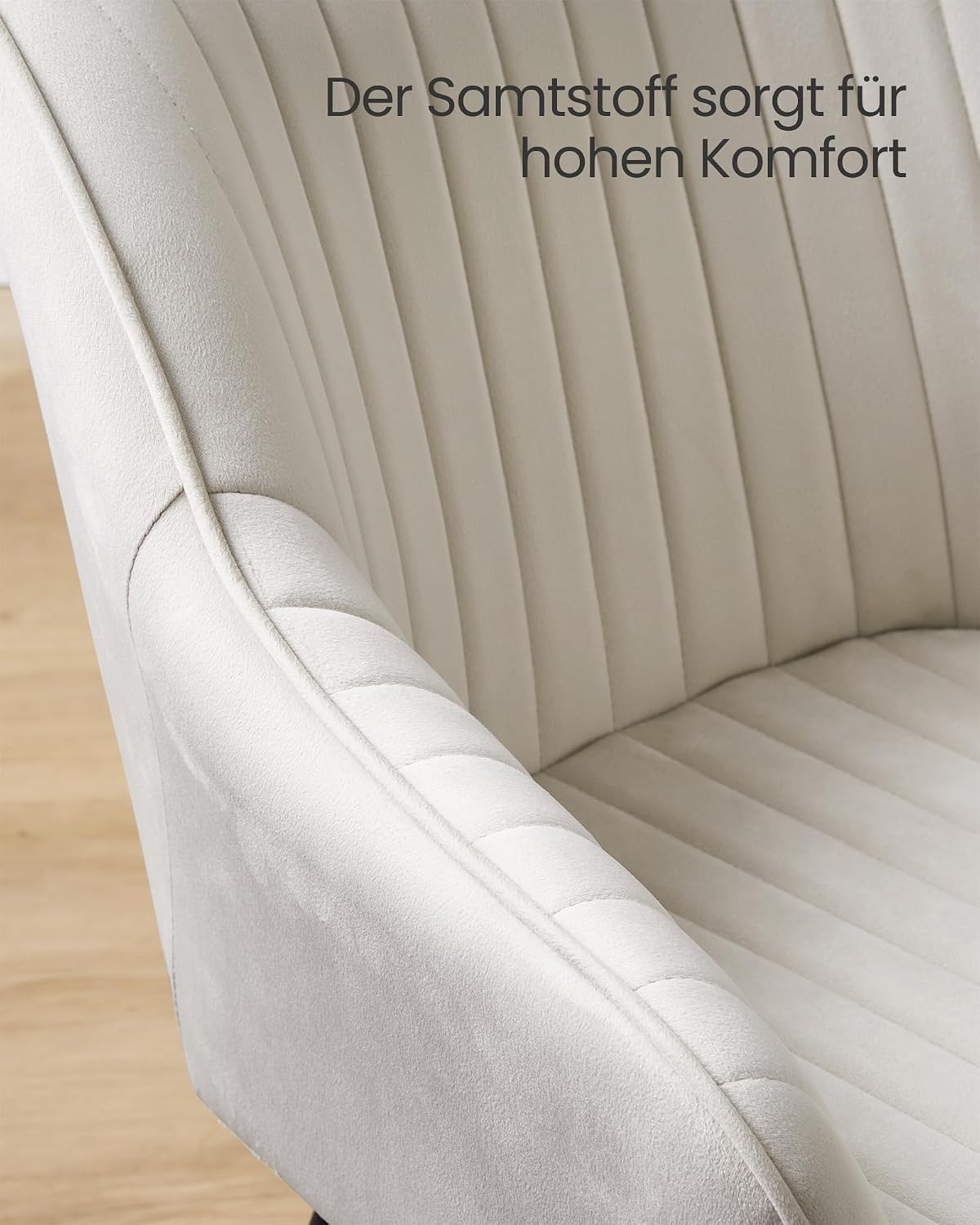 Thumbnail 5 de SONGMICS LDC087W16 Esszimmerstuhl 6er Set Cappuccino-Beige