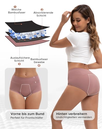 Thumbnail 2 de INNERSY Braga Menstruale Mujer L Morado Rosa/Azul Oscuro/Marrón Oscuro: ficha para decidir si merece la pena