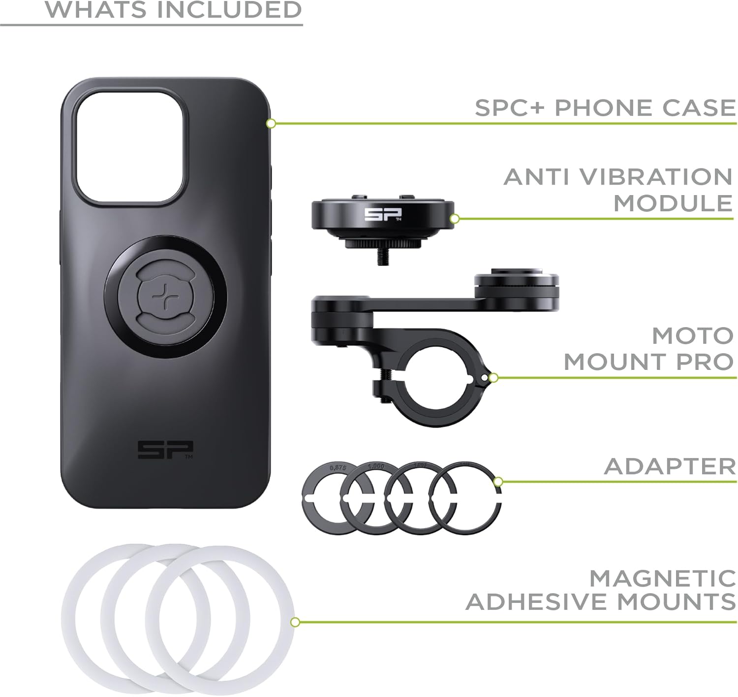 Detalle de SP CONNECT SPC+ Support de téléphone Moto pour Google Pixel 6 Pro — Monture robuste avec verrou breveté et module anti-vibration