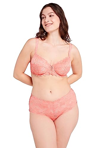 Detalle de Sans Complexe Arum Soutien-Gorge Emboitant en Dentelle avec Armatures Classique - Rose Blush, 90C