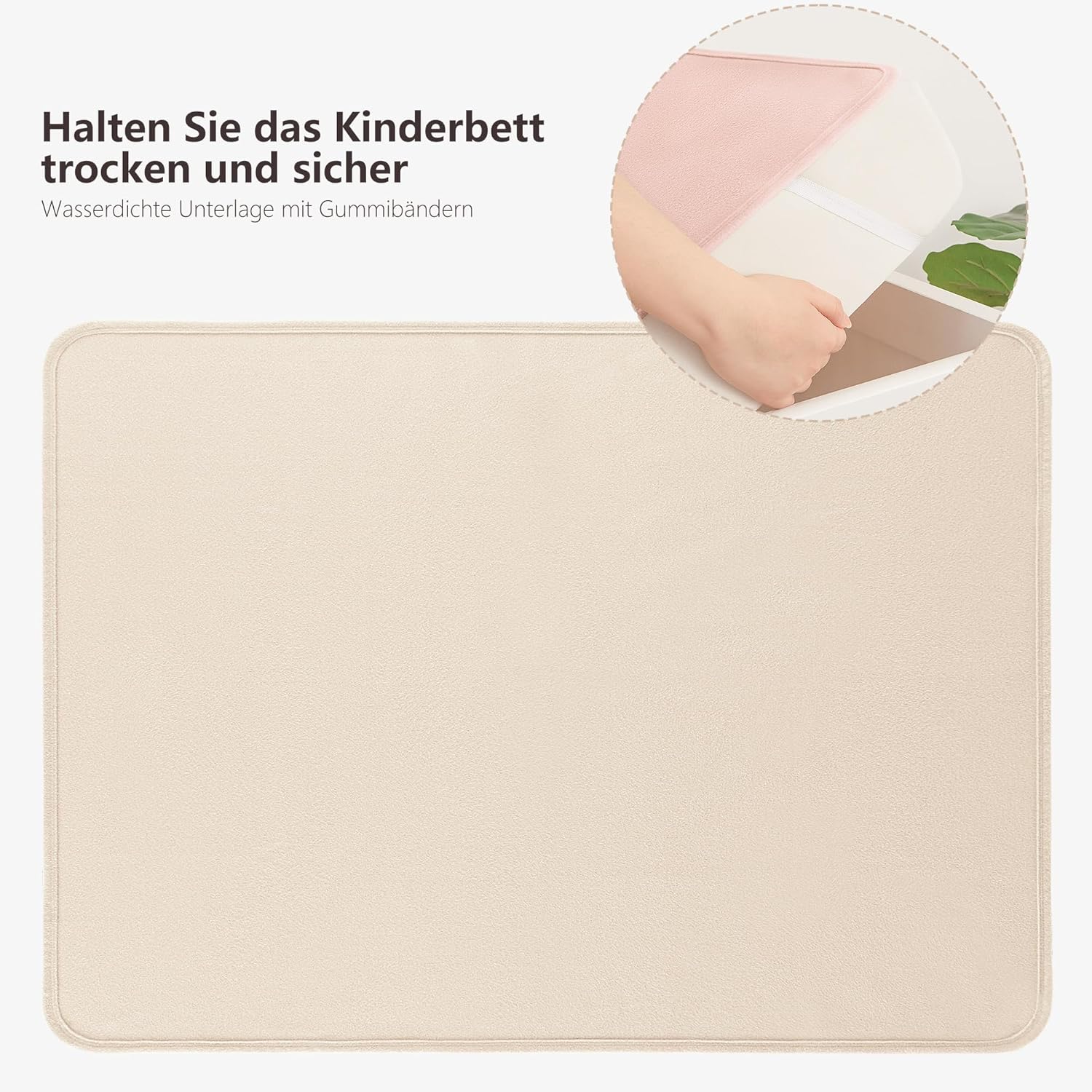 Thumbnail 6 de Susurration 2er Pack wasserdichte Bettunterlagen für Kinder (75x90 cm), waschbar