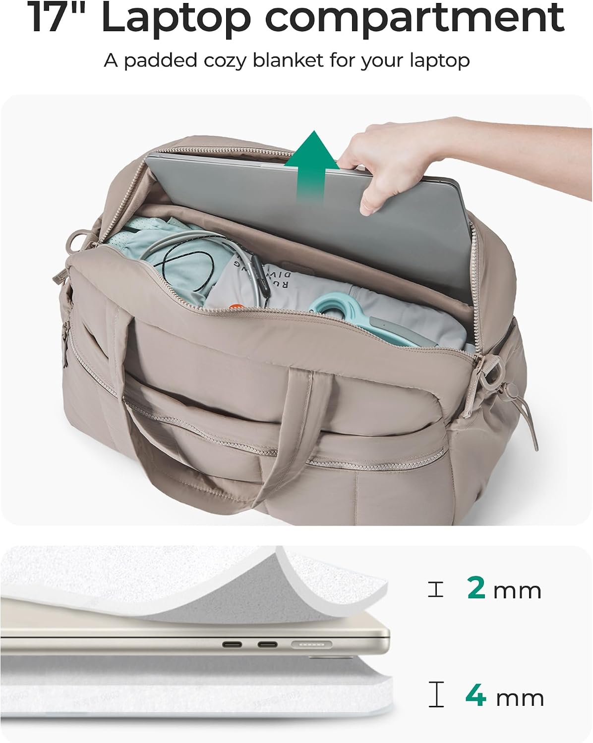 Thumbnail 4 de BAGSMART Womens 42L duffle bag for travel