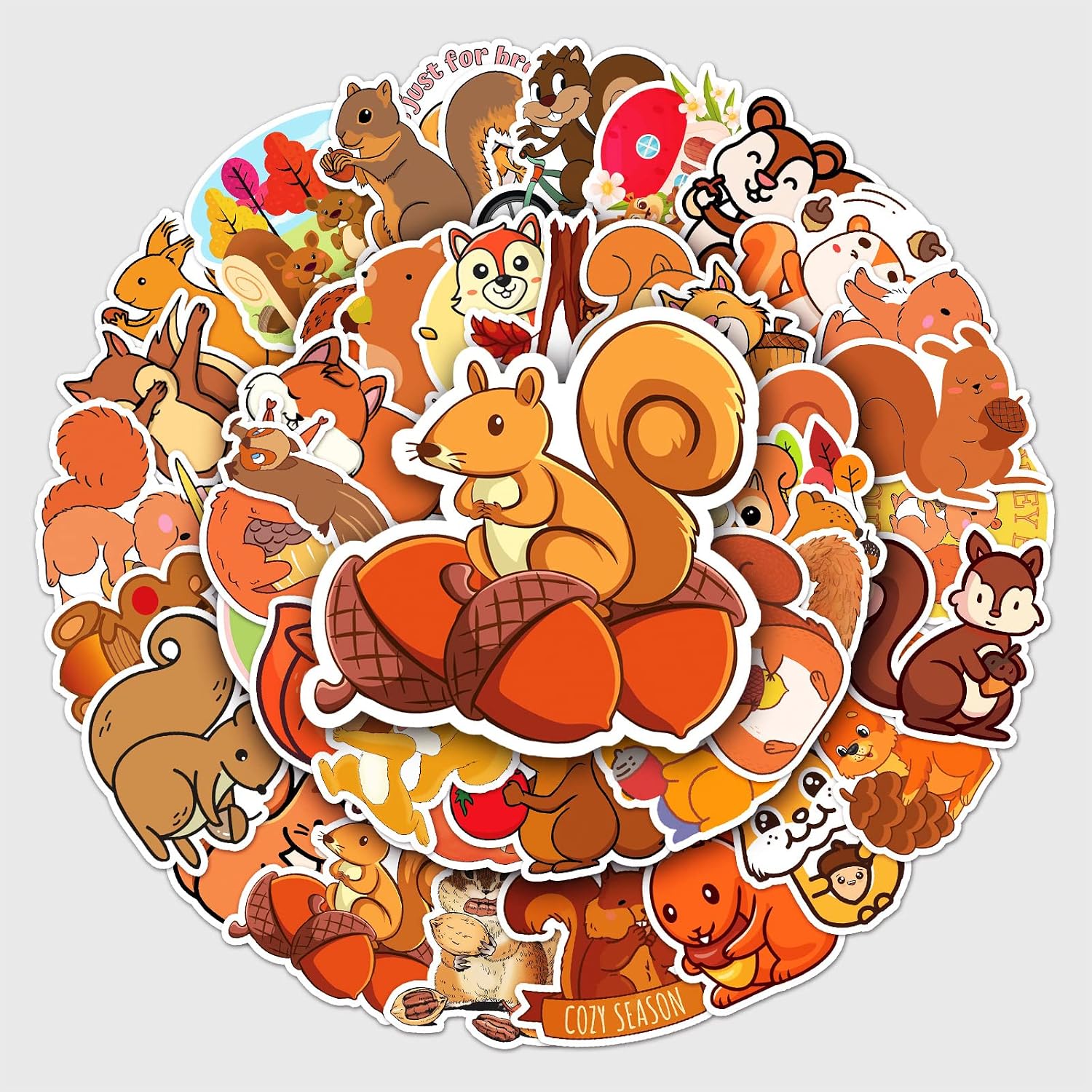 Detalle 2 de Squirrel Stickers, 50-Pack