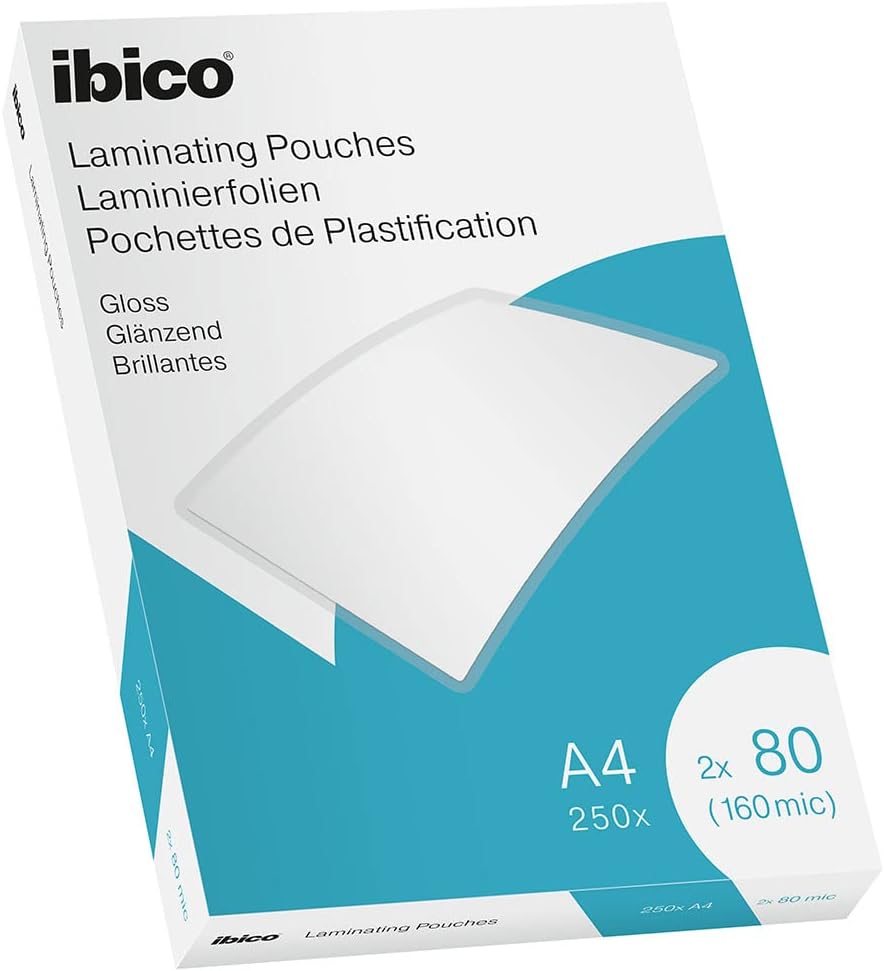 Thumbnail 5 de Ibico Pouch per la plastificazione a caldo A4, 150 micron (2x75) – 100 pezzi, lucida, trasparente